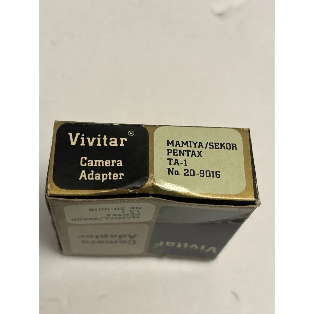 Vivitar Camera Adapter TA1 Mamiya Sekor Pentax 20-9016 Made in Japan Boxed